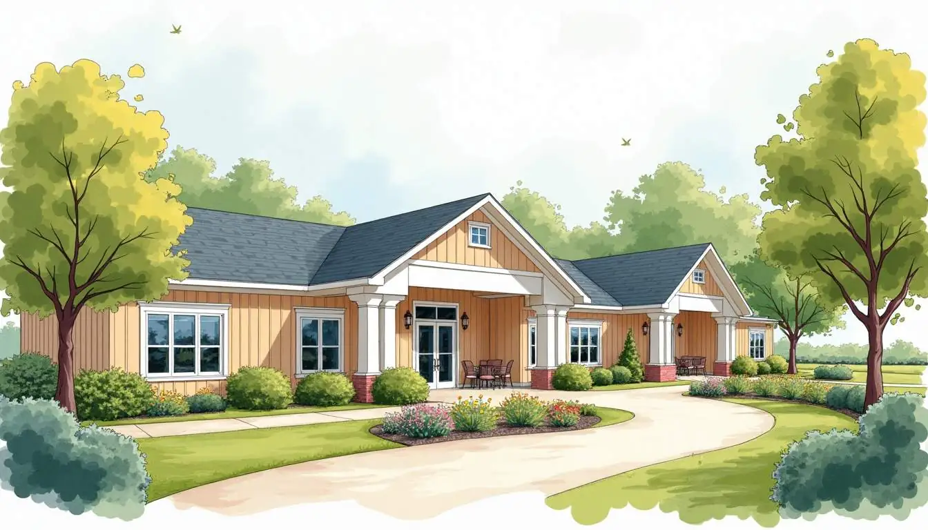 A serene and welcoming memory care facility