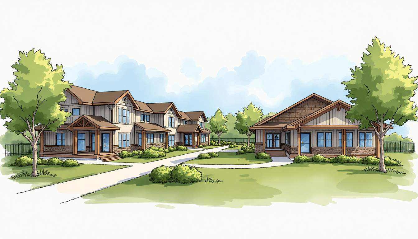 An inviting and stylish senior housing community