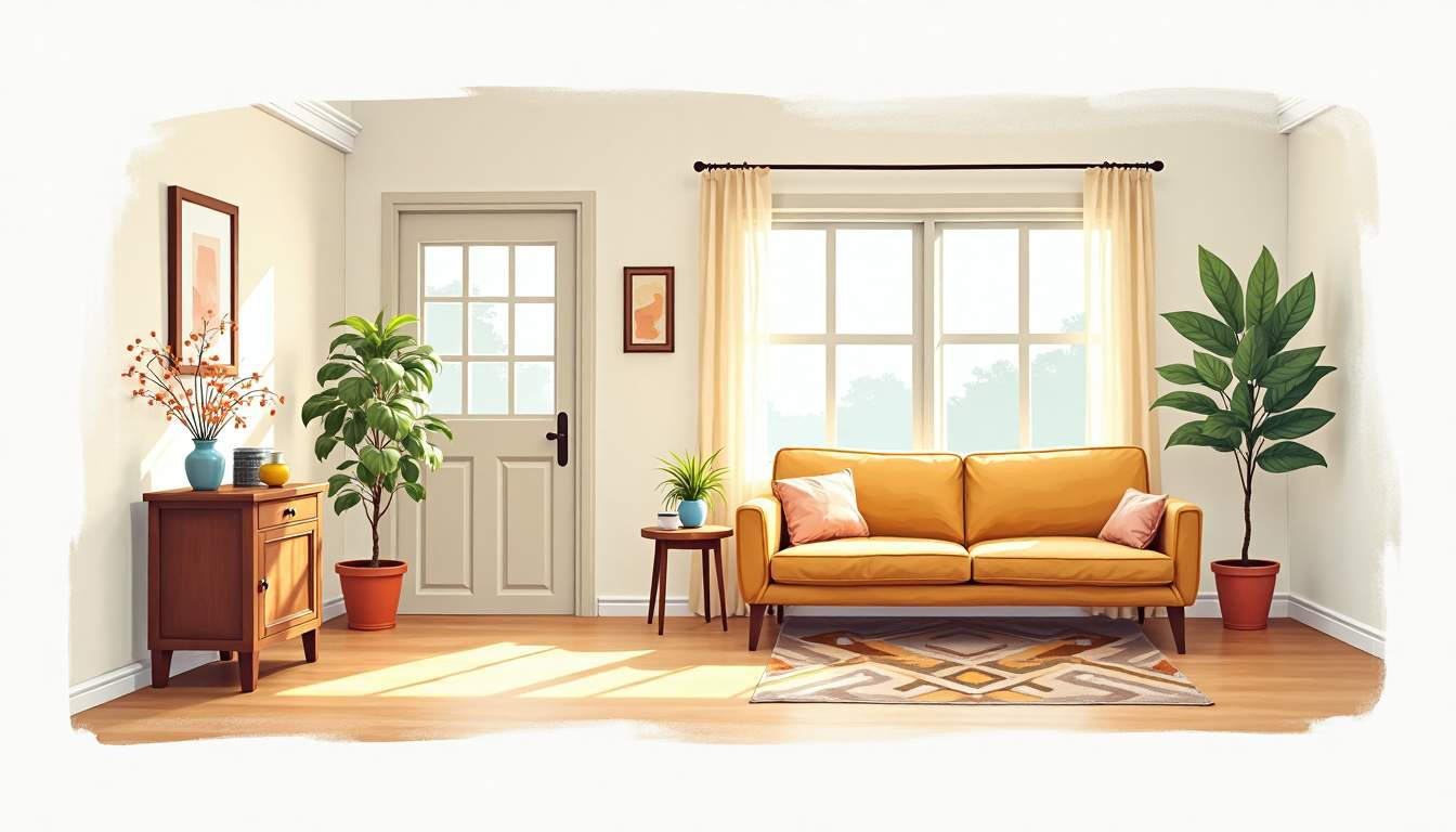 An inviting and cozy senior living environment