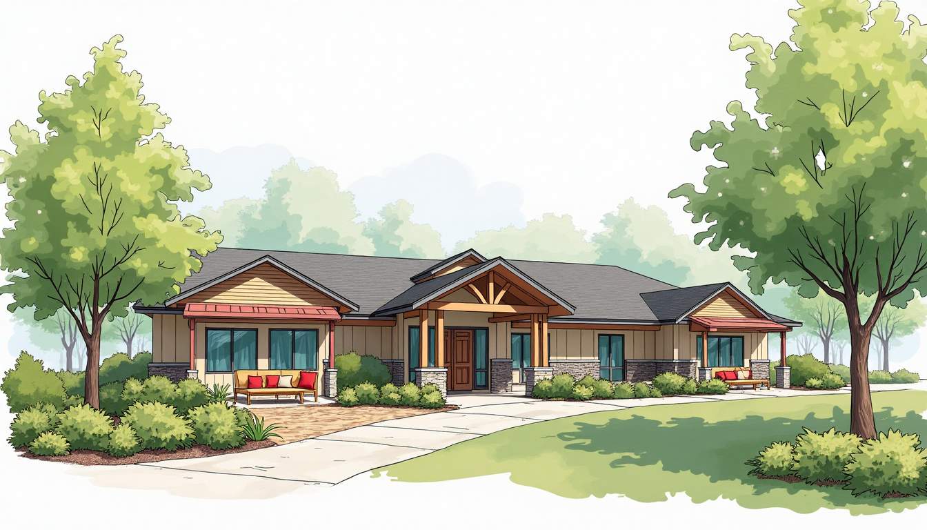 An inviting and serene assisted living facility